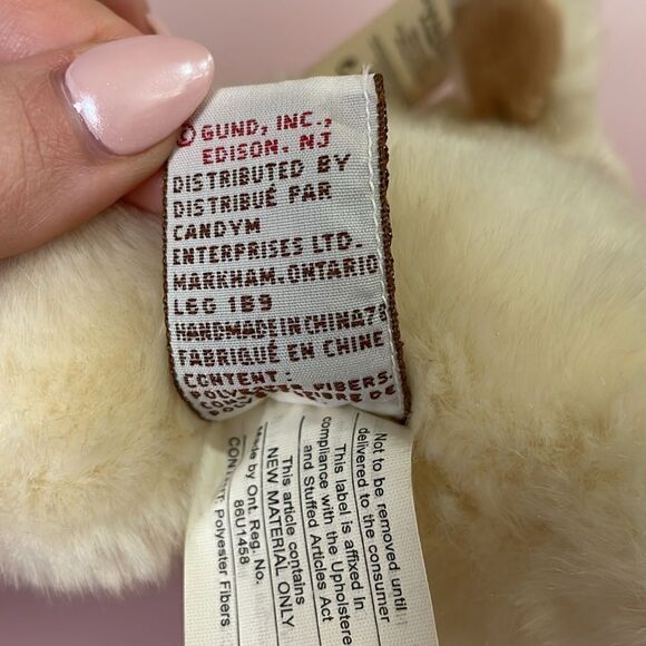 Vintage Gund Lambsalot Cream Sheep Plush with tags Easter NWT Excellent Conditi… - Picture 8 of 12